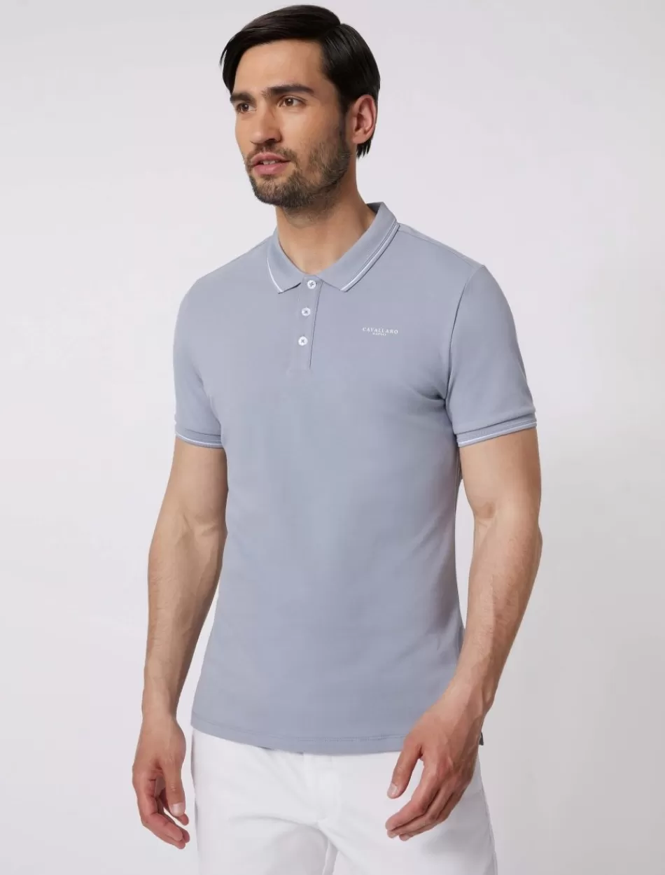 Poloshirts>Cavallaro Napoli Andrio Polo Blauw