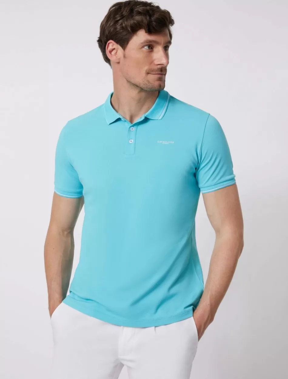 Poloshirts>Cavallaro Napoli Andrio Polo Blauw