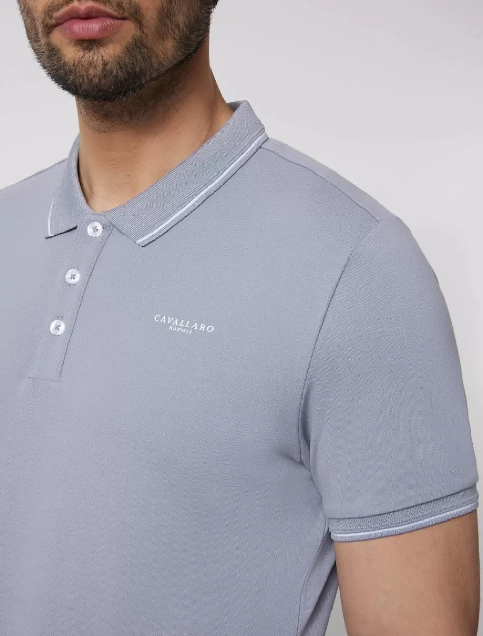 Poloshirts>Cavallaro Napoli Andrio Polo Blauw