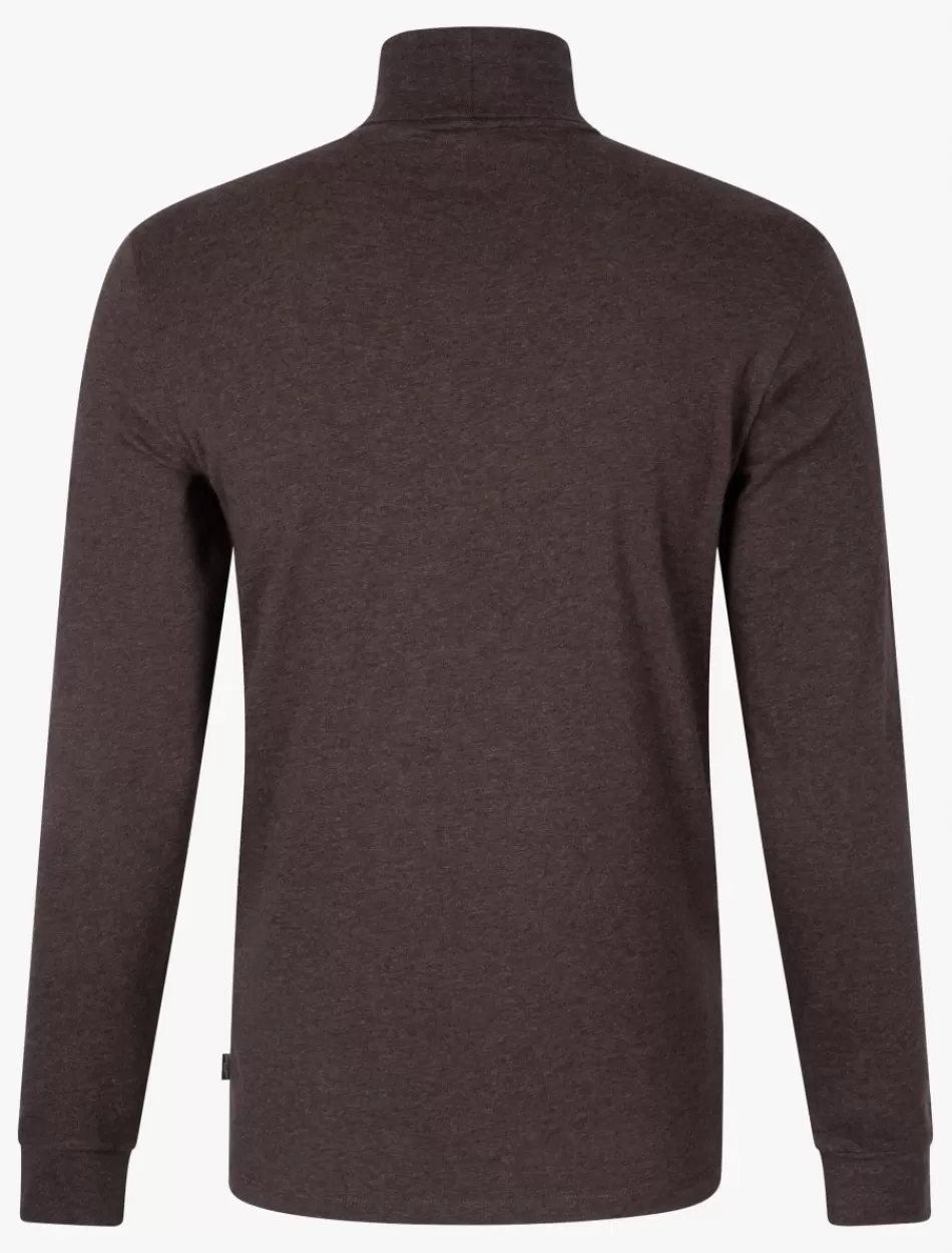 T-Shirts>Cavallaro Napoli Baliani Roll Neck Bruin