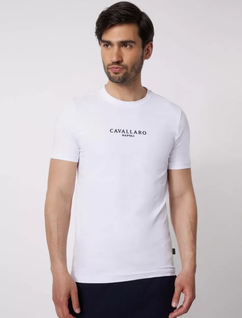 T-Shirts>Cavallaro Napoli Bari T-Shirt Wit