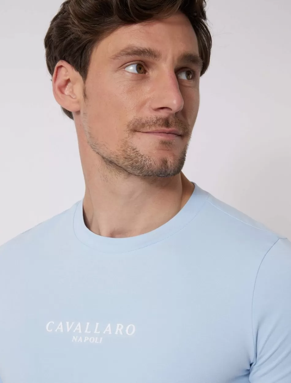 T-Shirts>Cavallaro Napoli Bari T-Shirt Blauw