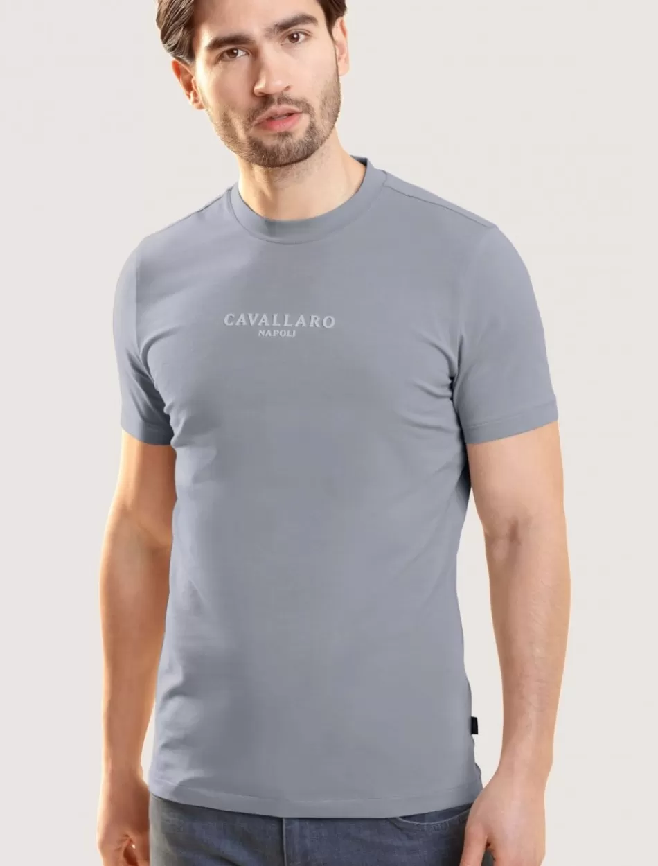 T-Shirts>Cavallaro Napoli Bari T-Shirt Blauw