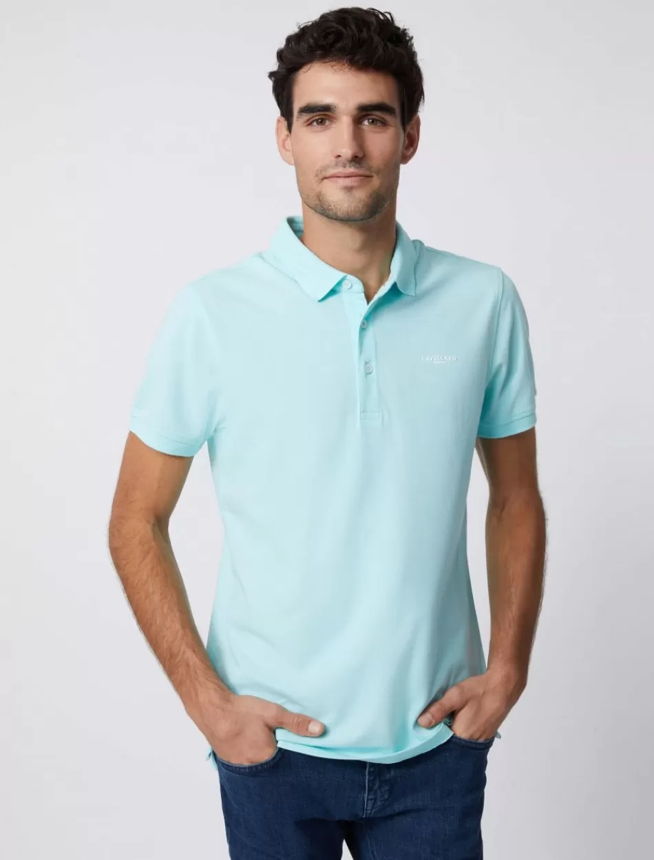 Poloshirts>Cavallaro Napoli Basic Polo Blauw