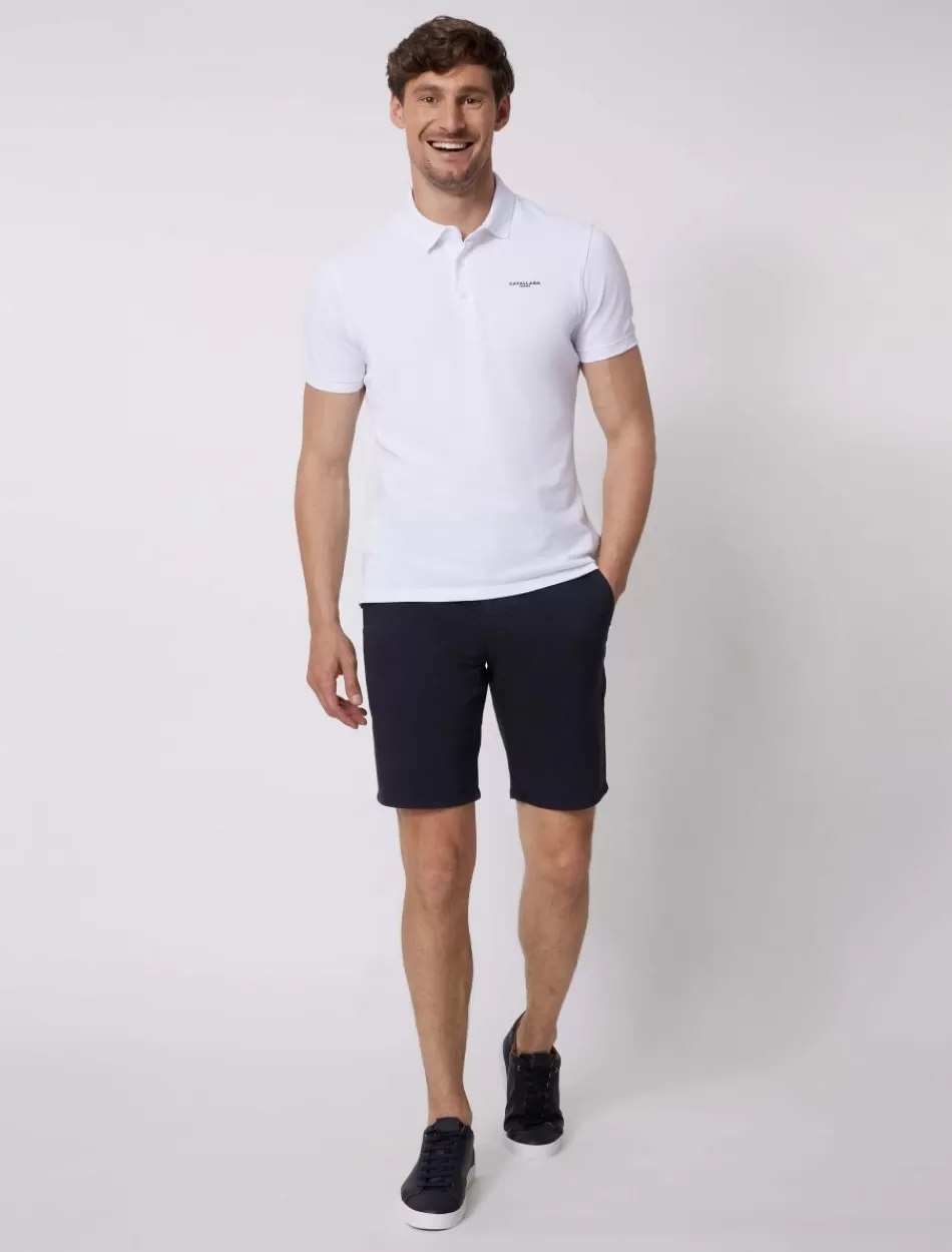 Poloshirts>Cavallaro Napoli Basic Polo Wit