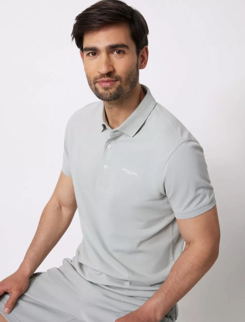 Poloshirts>Cavallaro Napoli Basic Polo Groen