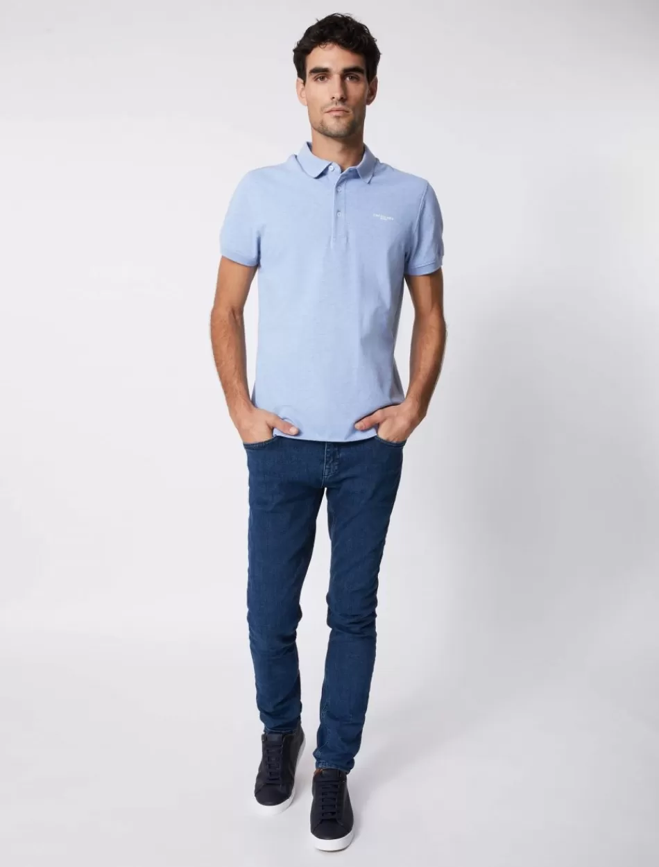 Poloshirts>Cavallaro Napoli Basic Polo Blauw