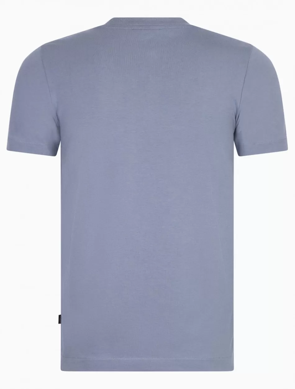 T-Shirts>Cavallaro Napoli Cavagio T-Shirt Blauw