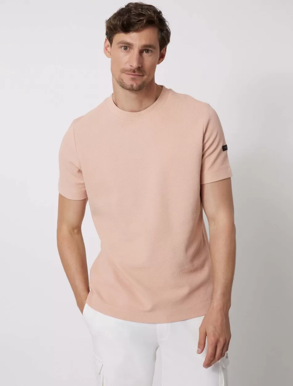 T-Shirts>Cavallaro Napoli Corato T-Shirt Oud Roze