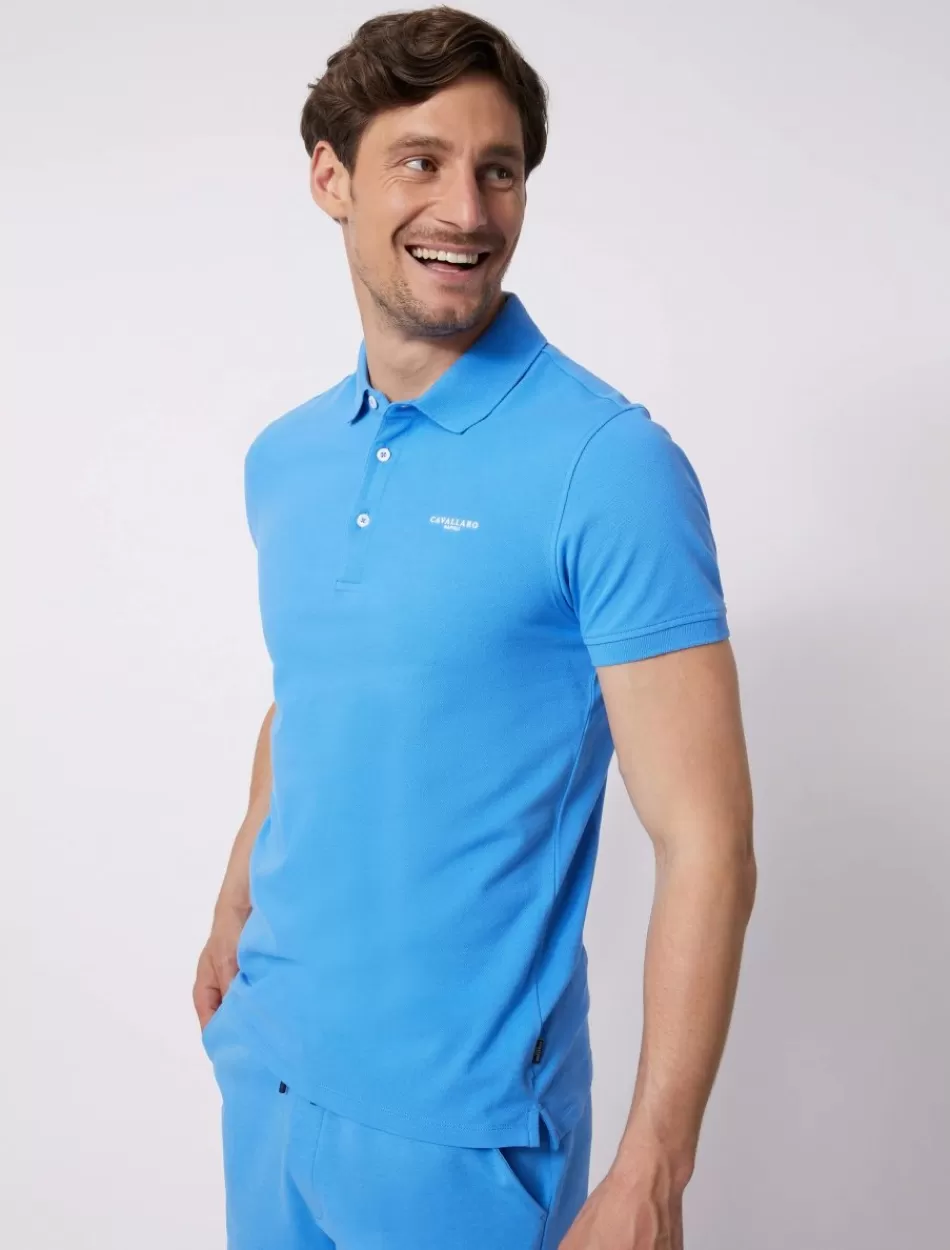 Poloshirts>Cavallaro Napoli Cosimo Polo Helderblauw