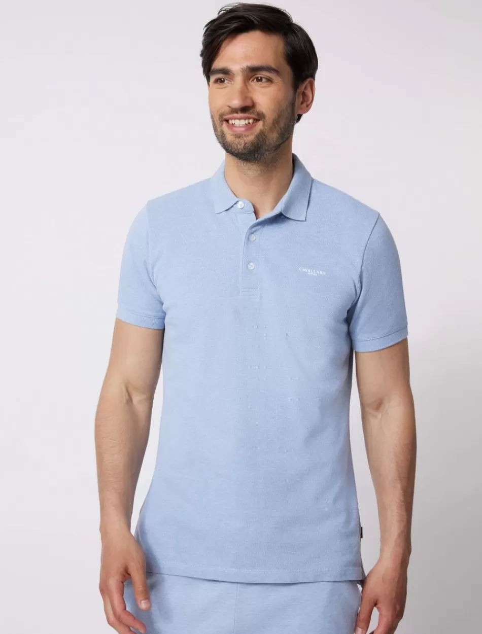 Poloshirts>Cavallaro Napoli Damiano Polo Blauw