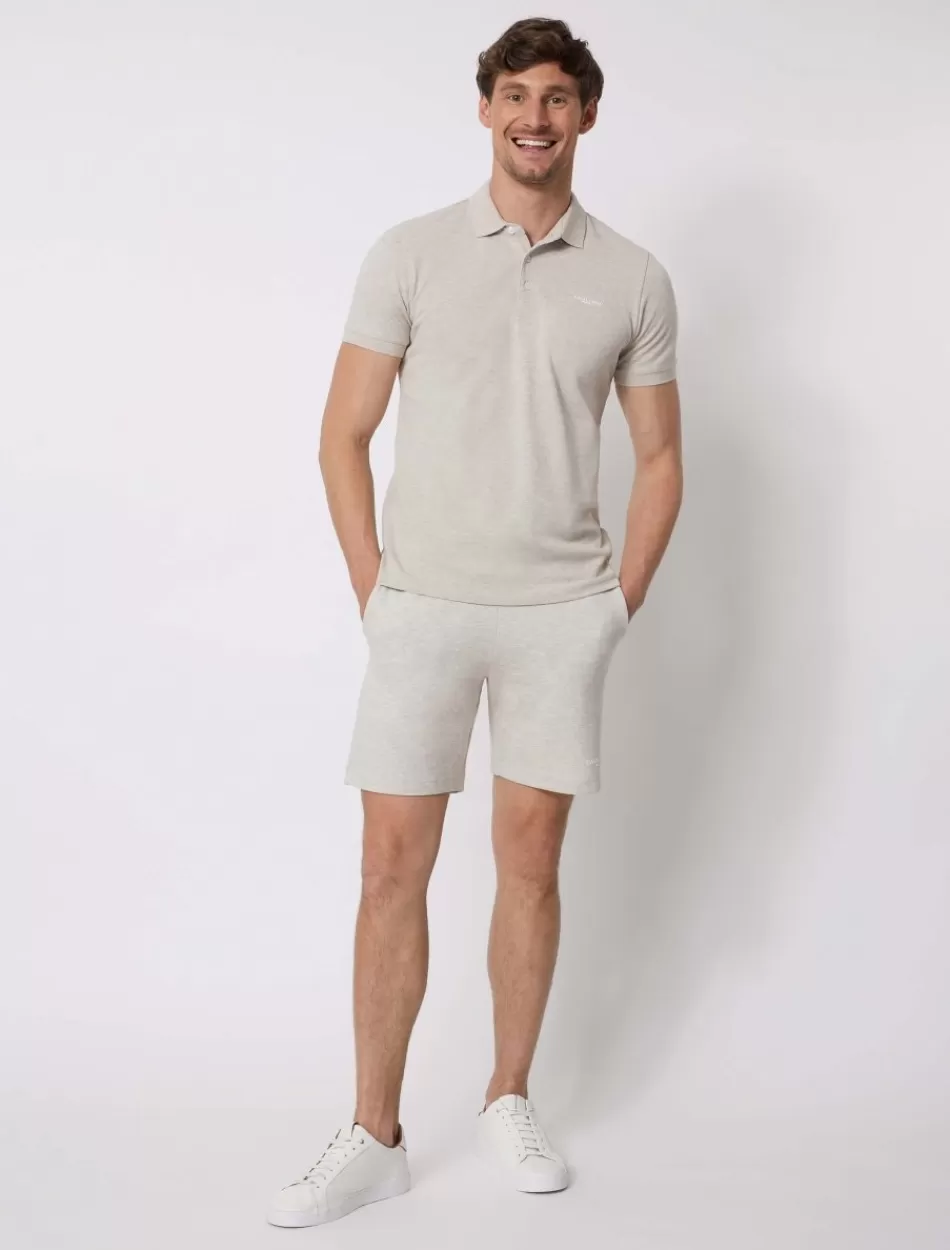 Poloshirts>Cavallaro Napoli Damiano Polo Beige Melange