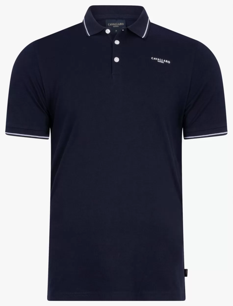 Poloshirts>Cavallaro Napoli Fabriano Polo Dark Navy