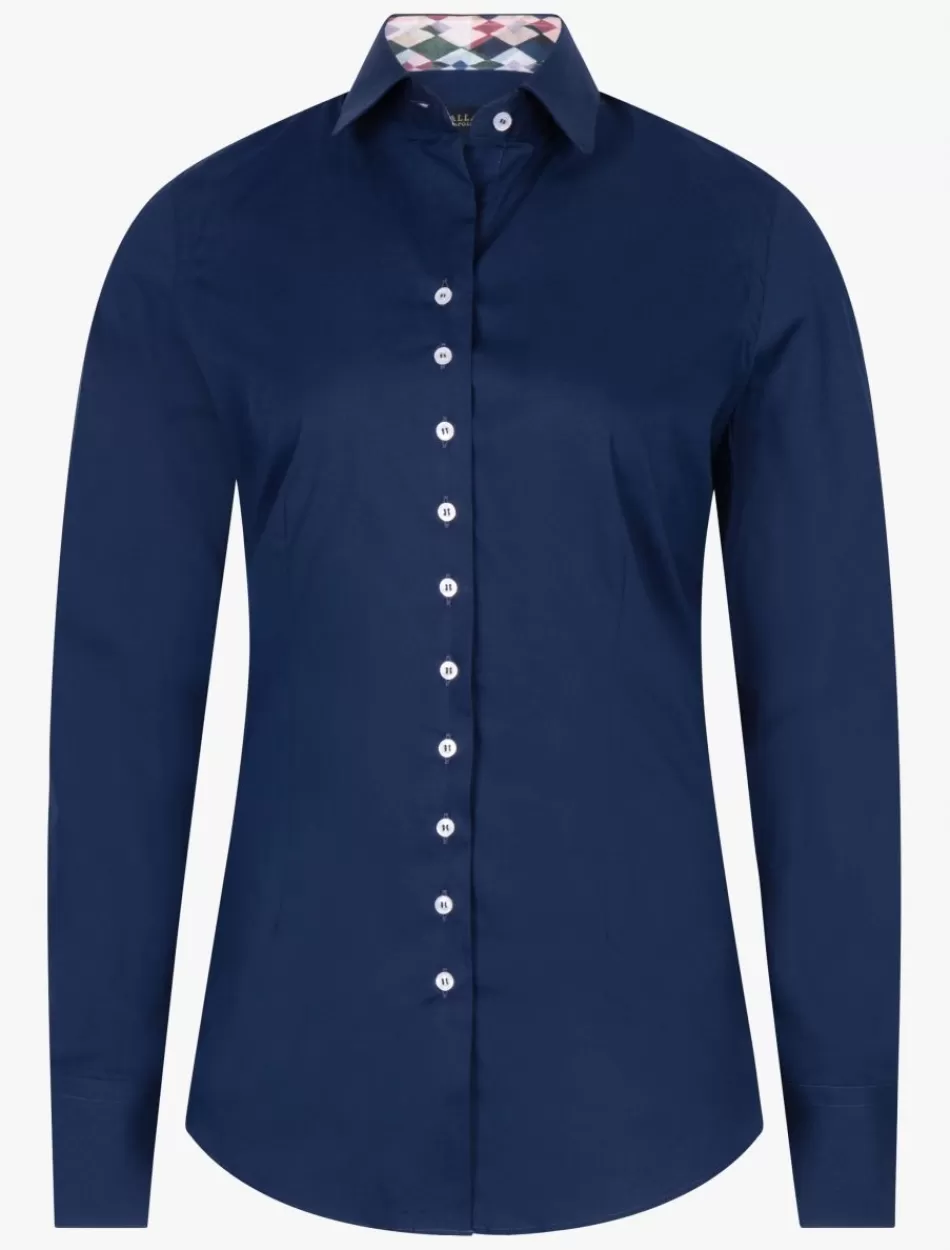 Blouses>Cavallaro Napoli Graziana Blouse Donkerblauw