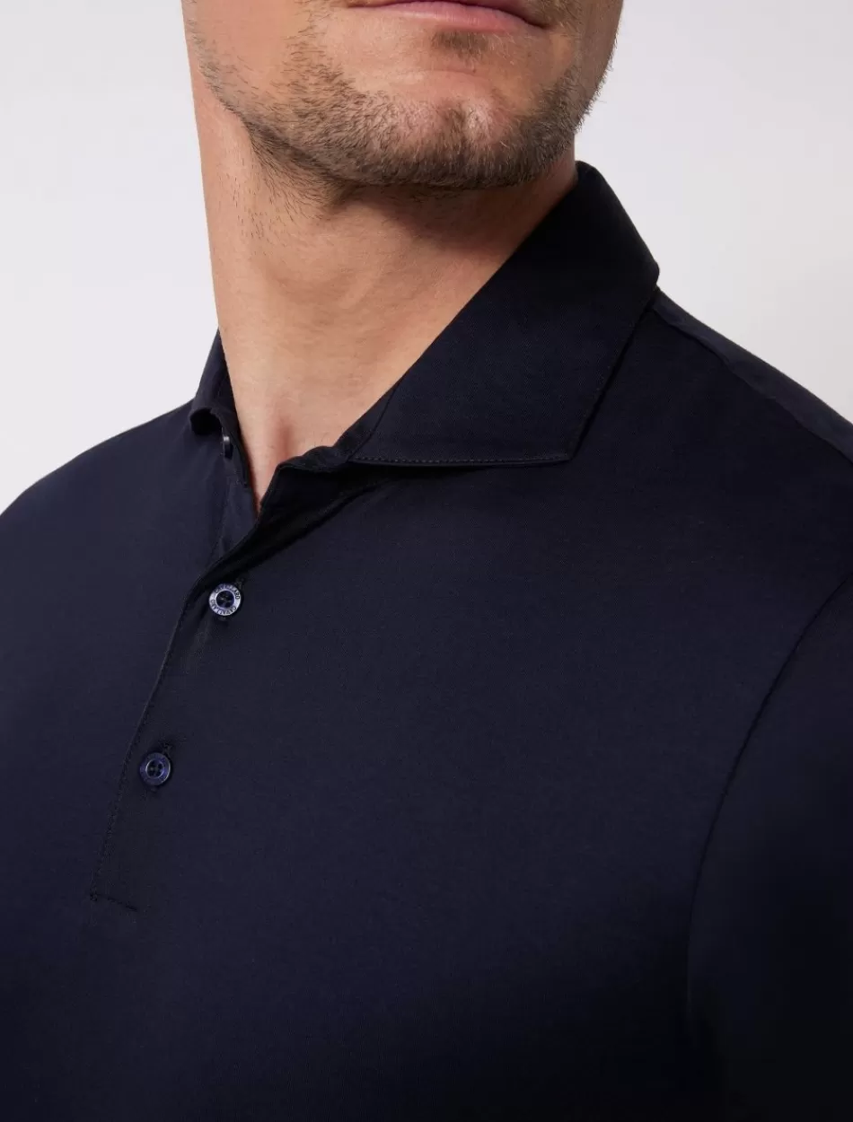 Poloshirts>Cavallaro Napoli Magno Polo Donkerblauw