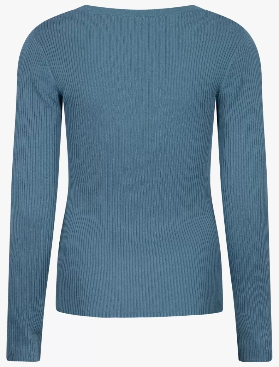 Tops & T-Shirts>Cavallaro Napoli Masserina Top Light Petrol Blue