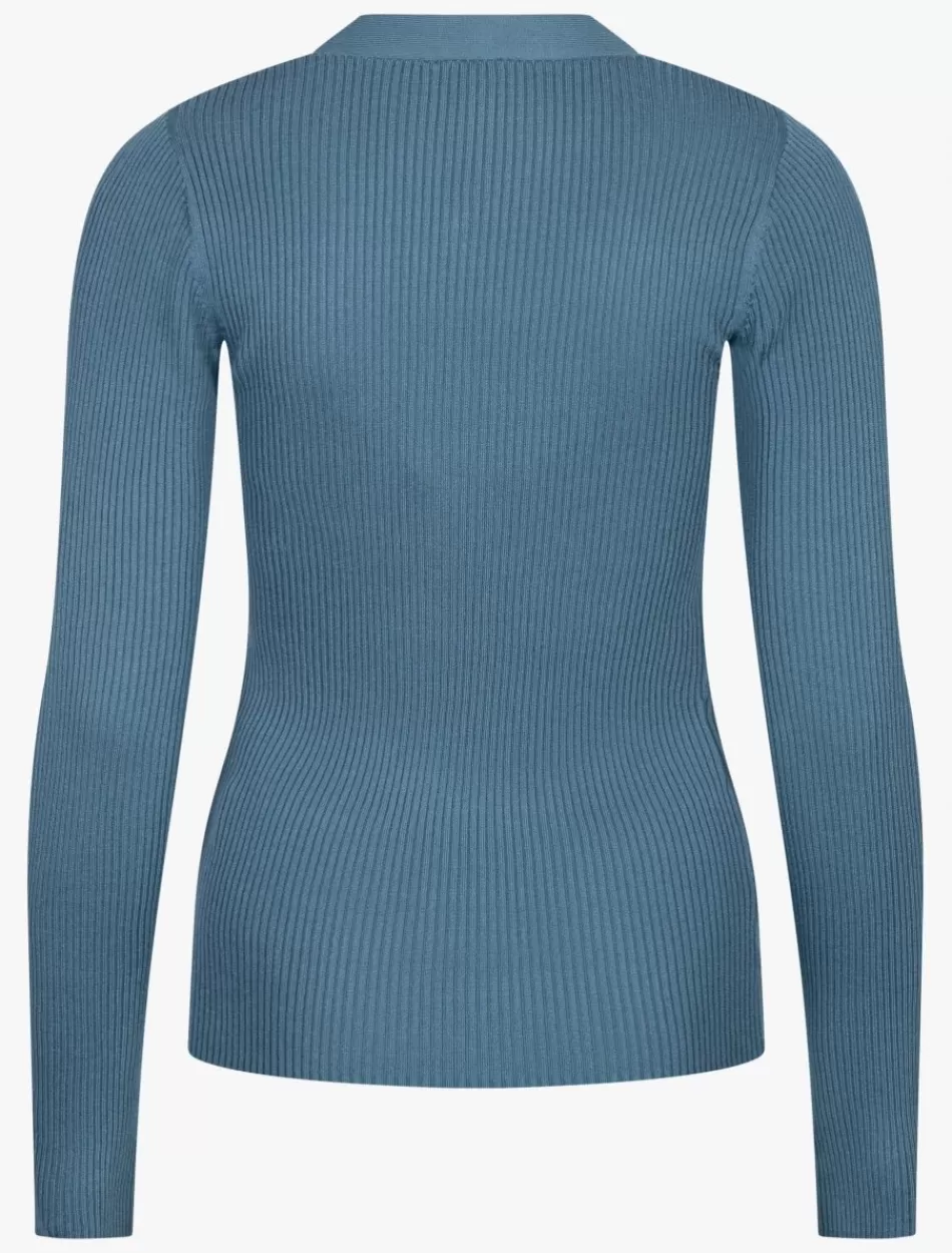 Tops & T-Shirts>Cavallaro Napoli Mezzolara Top Light Petrol Blue