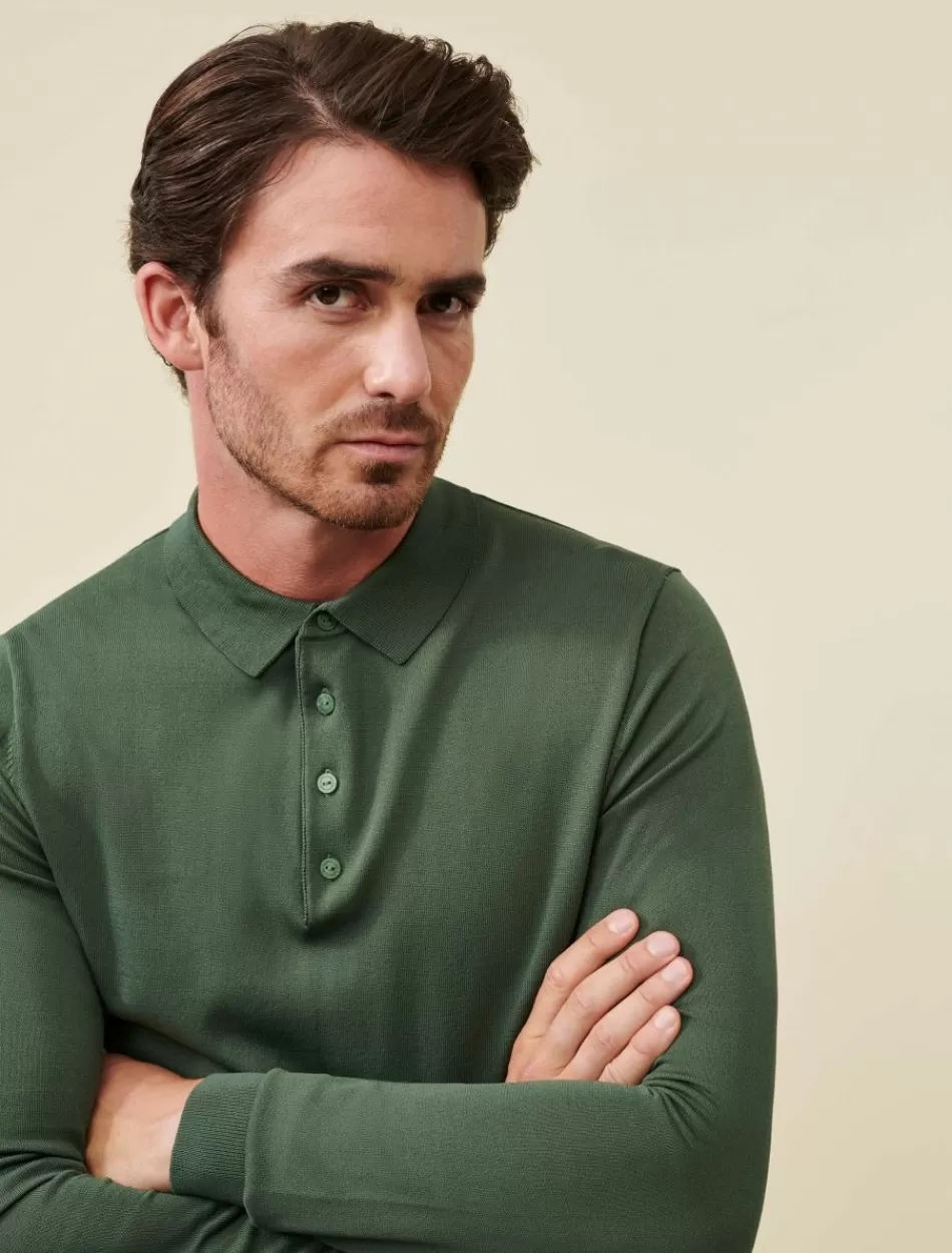 Poloshirts>Cavallaro Napoli Mileno Polo Groen