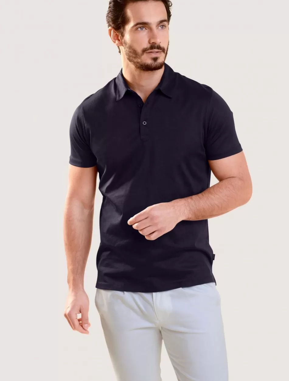 Poloshirts>Cavallaro Napoli Milo Polo Donkerblauw