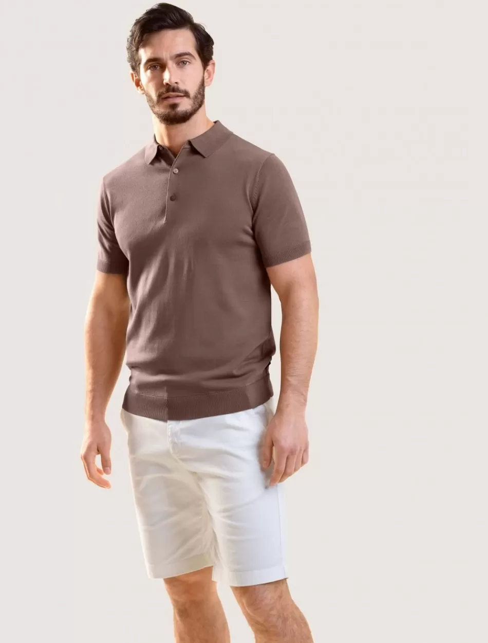 Poloshirts>Cavallaro Napoli Milo Polo Bruin