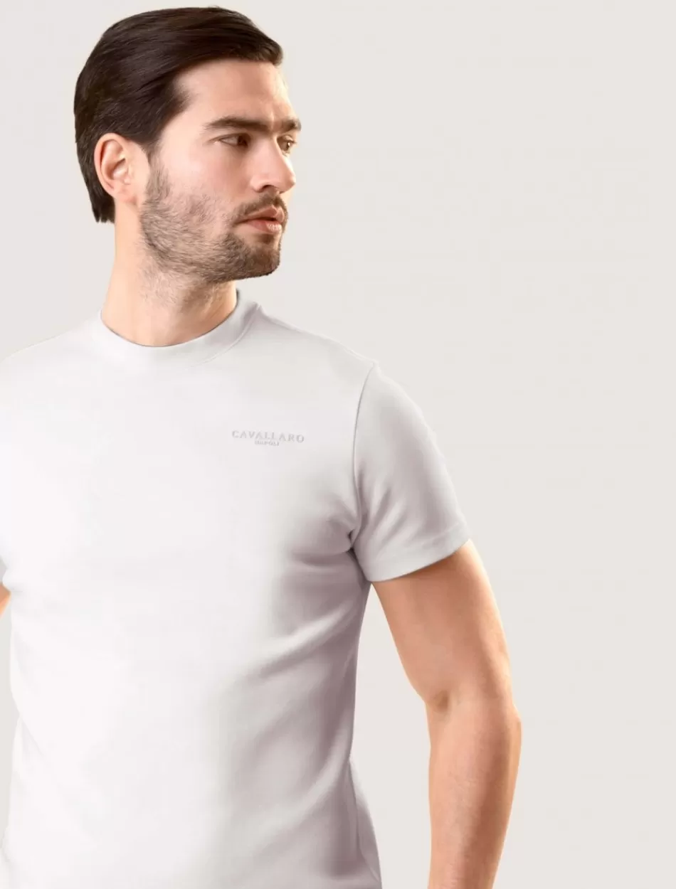 T-Shirts>Cavallaro Napoli Pescaro Relaxed T-Shirt Off White