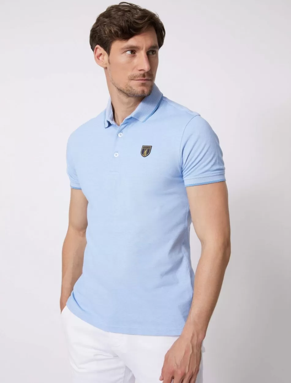 Poloshirts>Cavallaro Napoli Rodarti Polo Mid Blauw