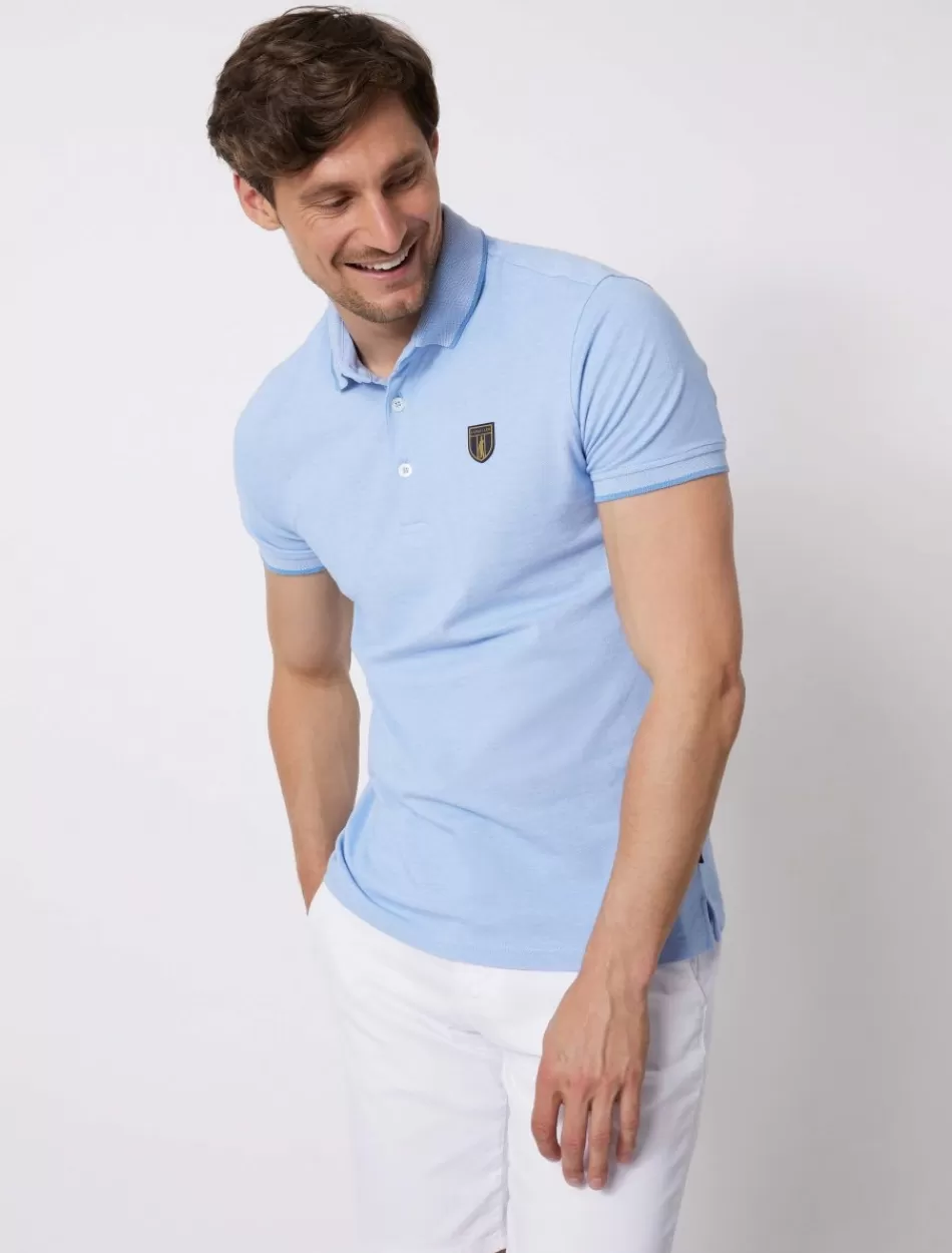 Poloshirts>Cavallaro Napoli Rodarti Polo Mid Blauw