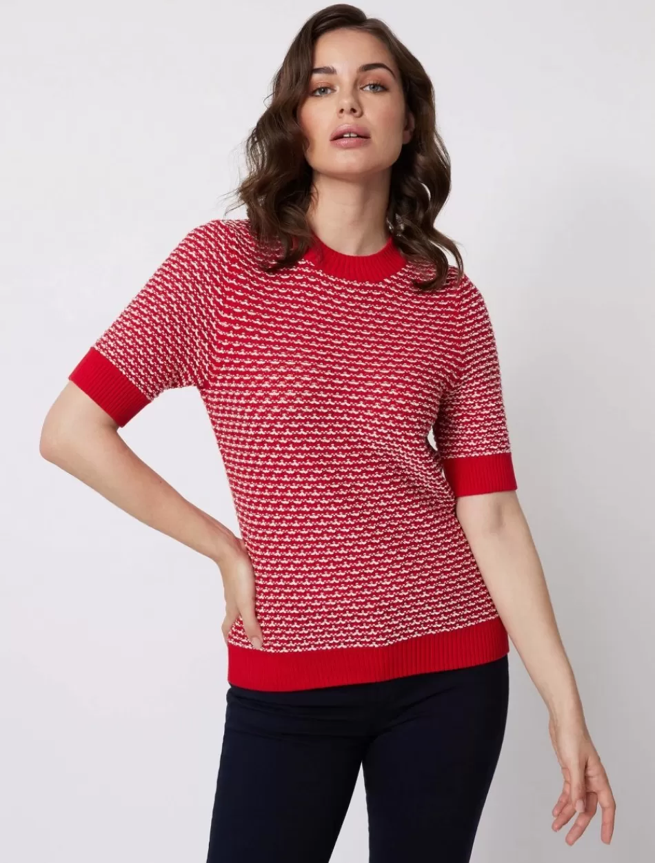 Tops & T-Shirts>Cavallaro Napoli Selene Pullover Rood