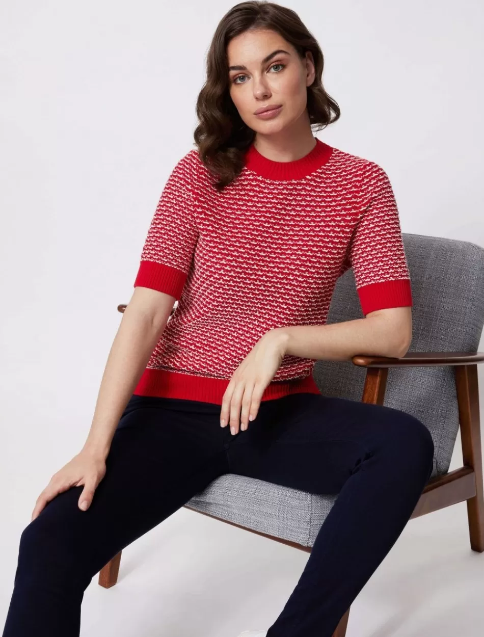 Tops & T-Shirts>Cavallaro Napoli Selene Pullover Rood