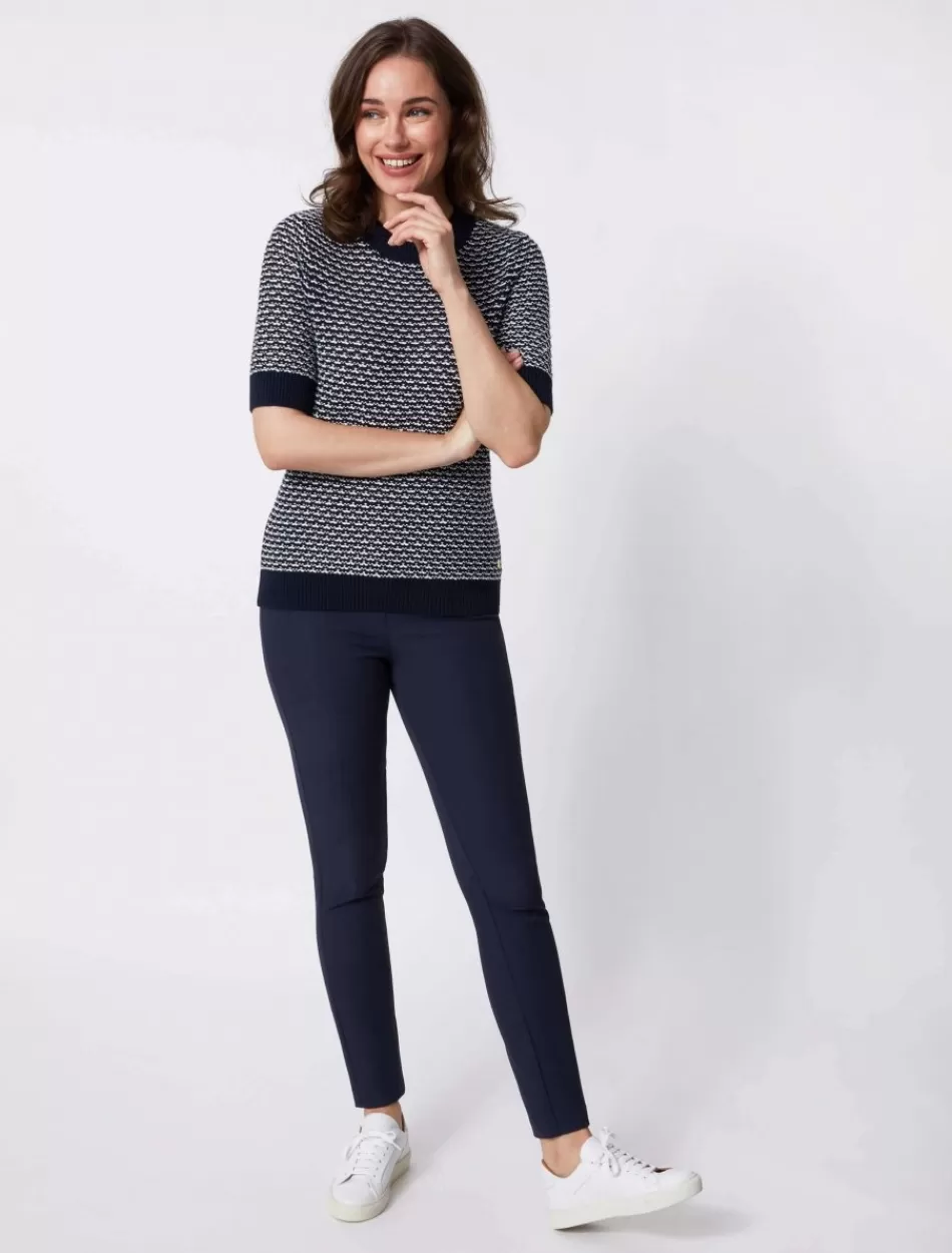 Tops & T-Shirts>Cavallaro Napoli Selene Pullover Donkerblauw