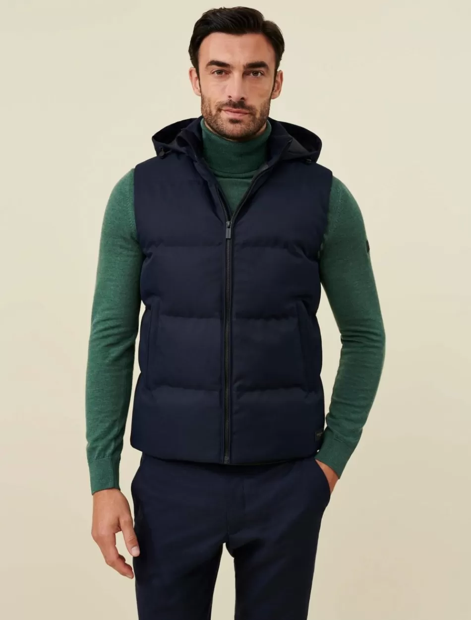 Jassen>Cavallaro Napoli Tanino Bodywarmer Donkerblauw