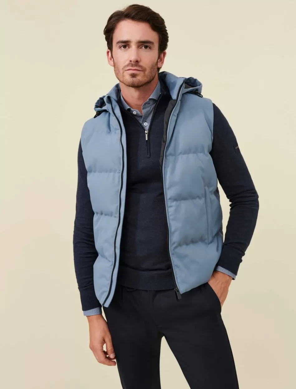 Jassen>Cavallaro Napoli Tanino Bodywarmer Blauw