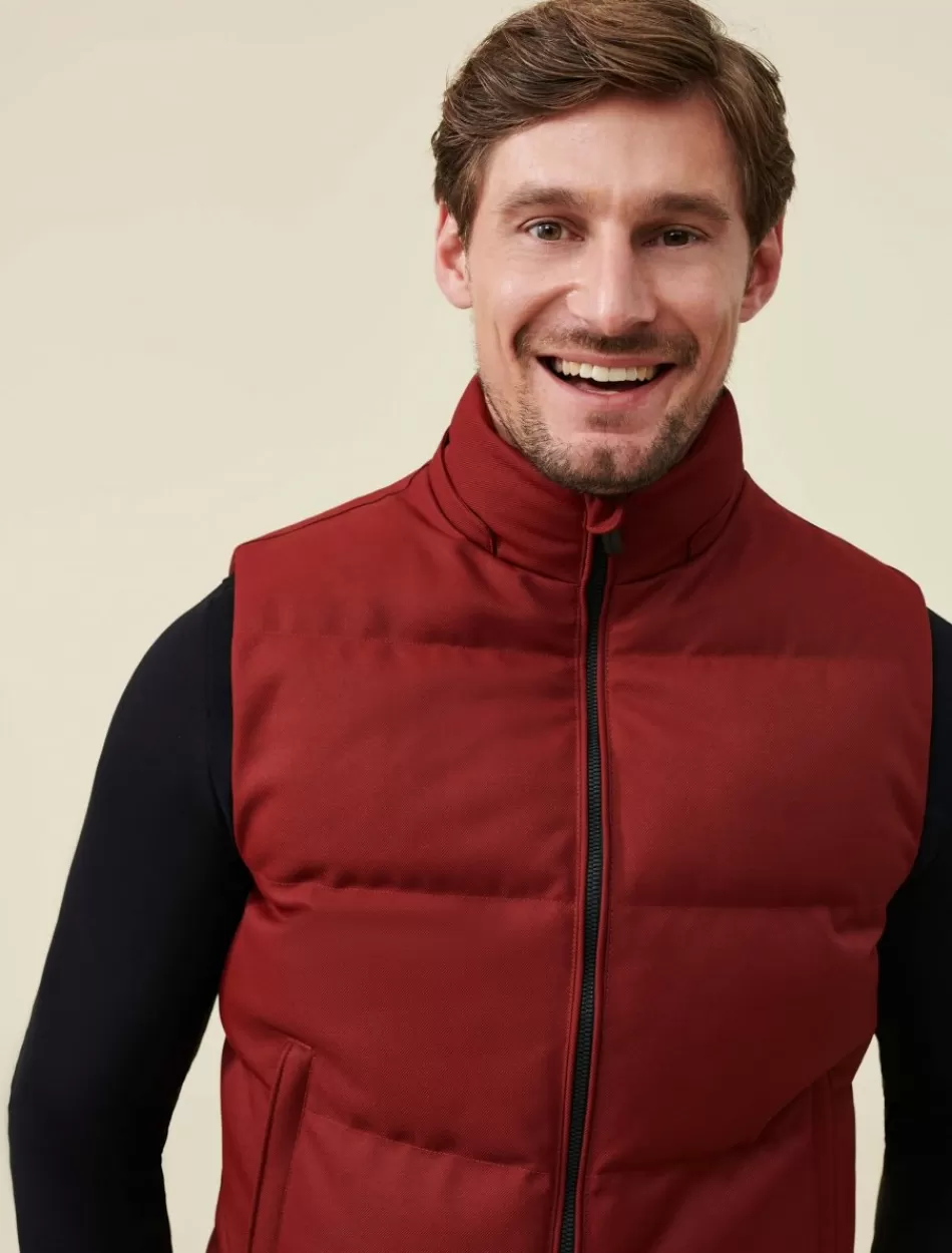 Jassen>Cavallaro Napoli Tanino Bodywarmer Donkerrood