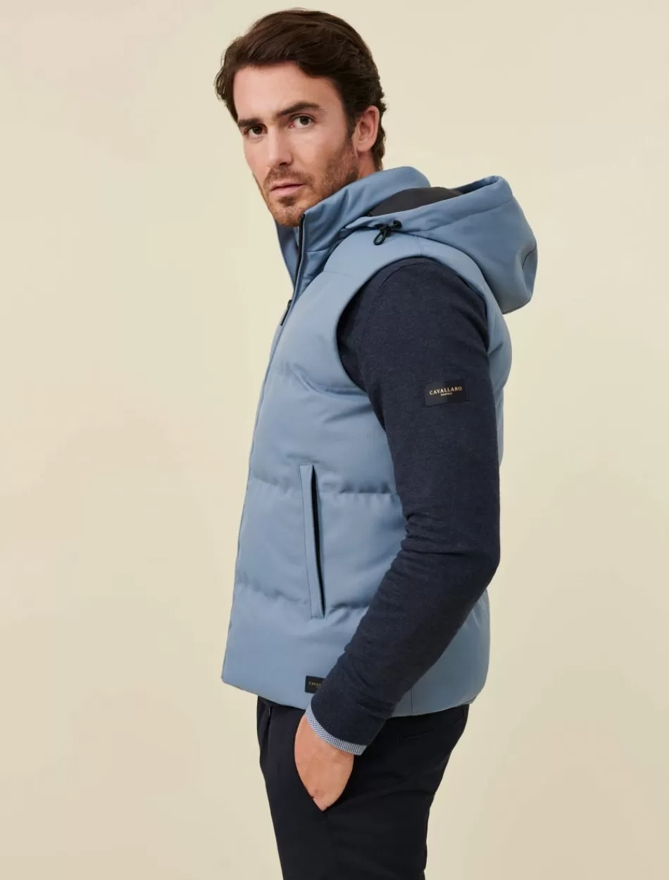 Jassen>Cavallaro Napoli Tanino Bodywarmer Blauw