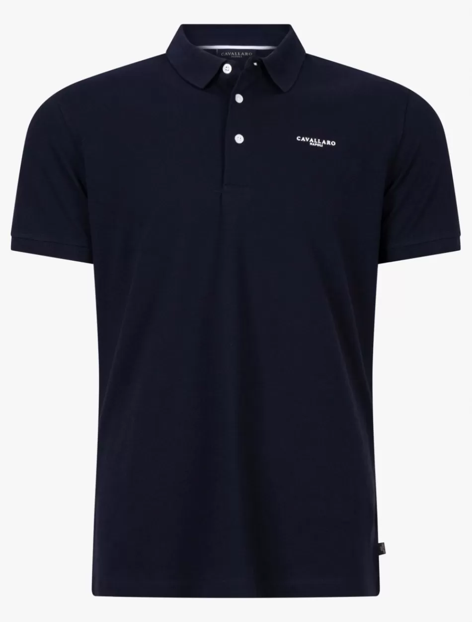 Poloshirts>Cavallaro Napoli The Polo Donkerblauw