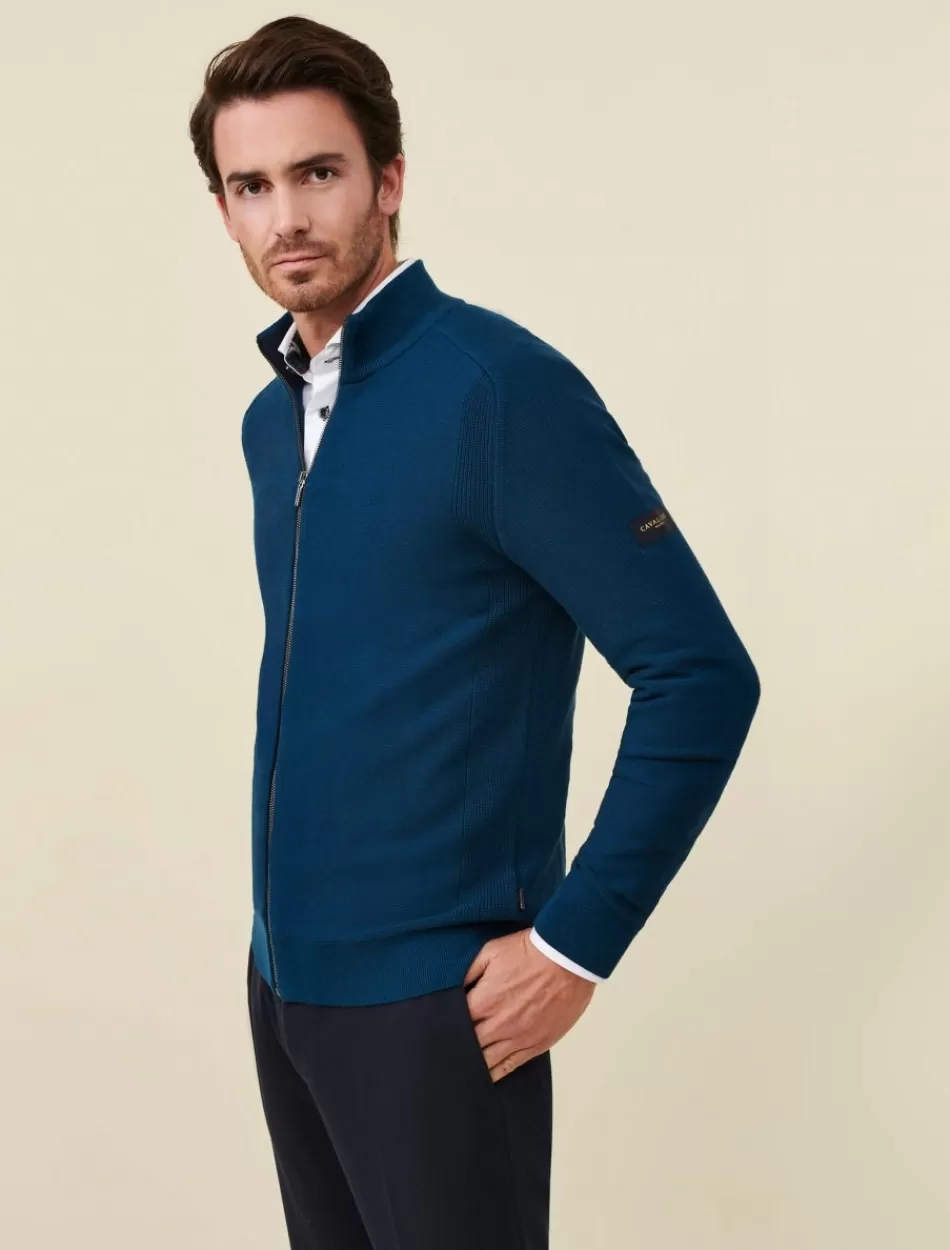 Vesten>Cavallaro Napoli Trezzo Vest Petrol Blue