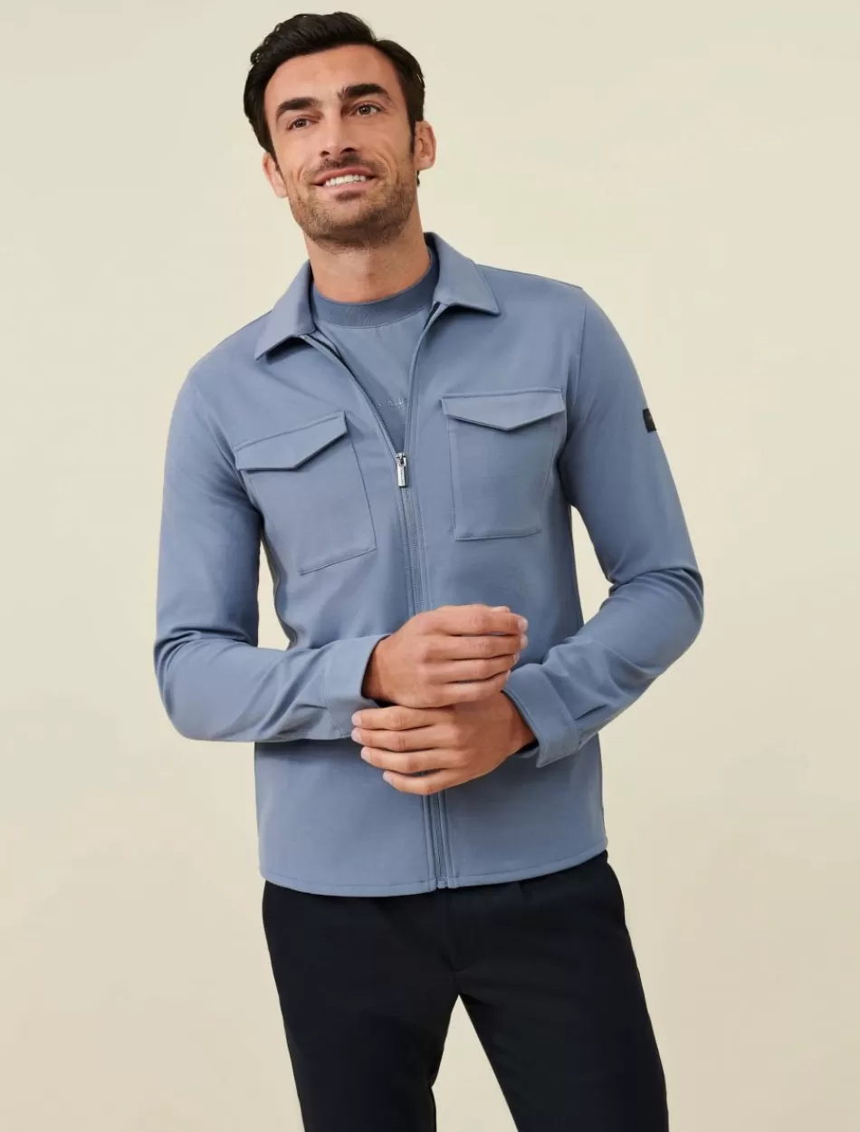 Overshirts>Cavallaro Napoli Zeradino Overshirt Blauw